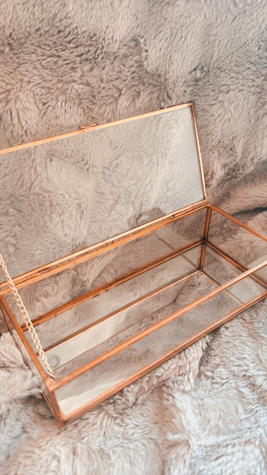Glass Jewelry Box