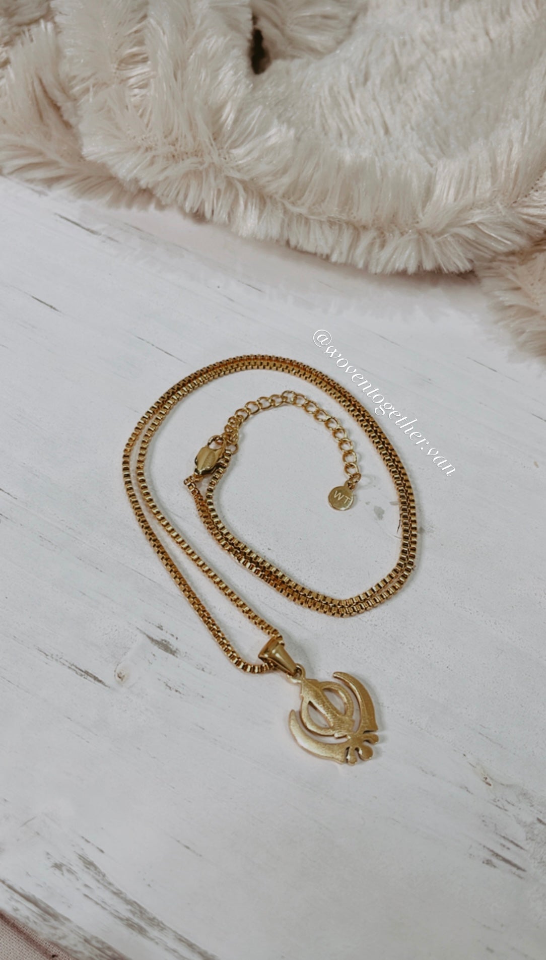 Khanda x 18k Gold Necklace