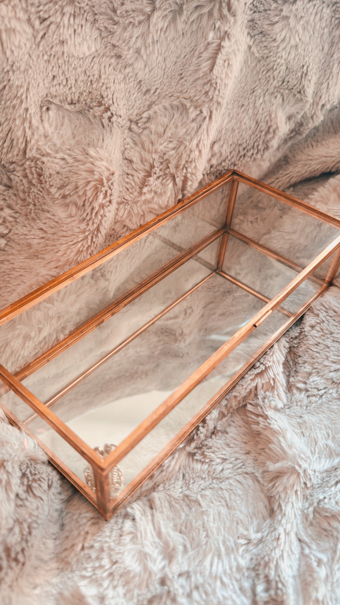 Glass Jewelry Box
