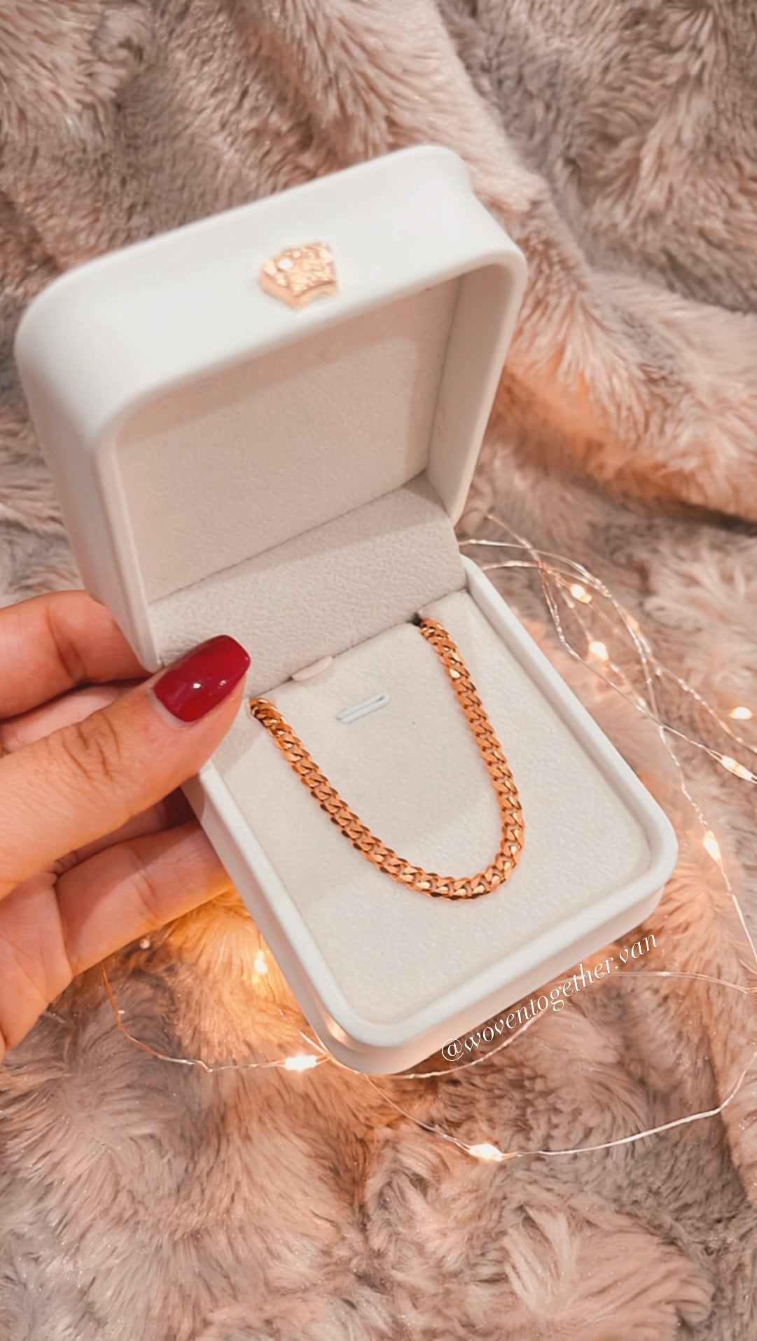 Box + 18k Gold Plated Necklace