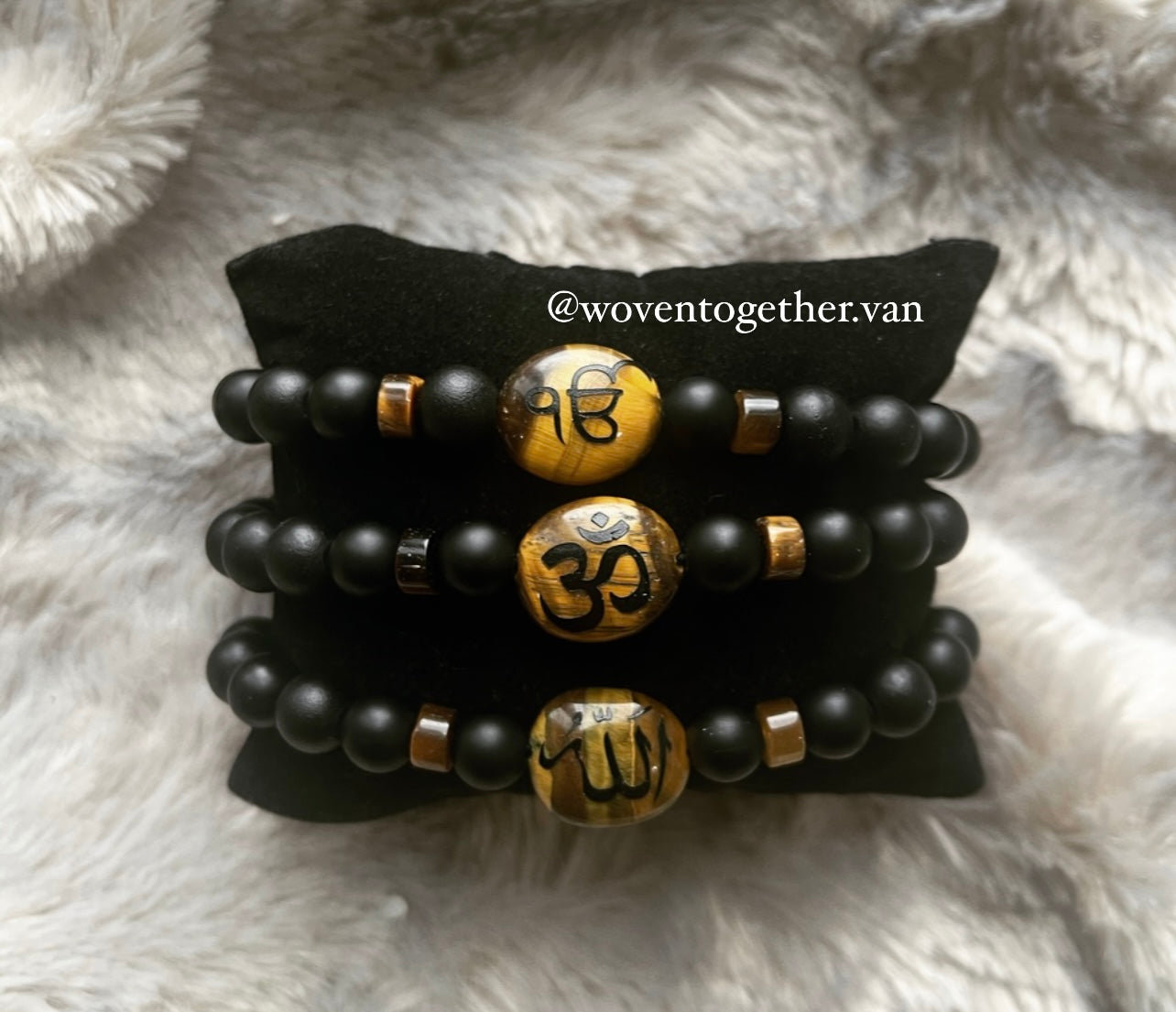 Tiger Eye x Black Religious Symbol