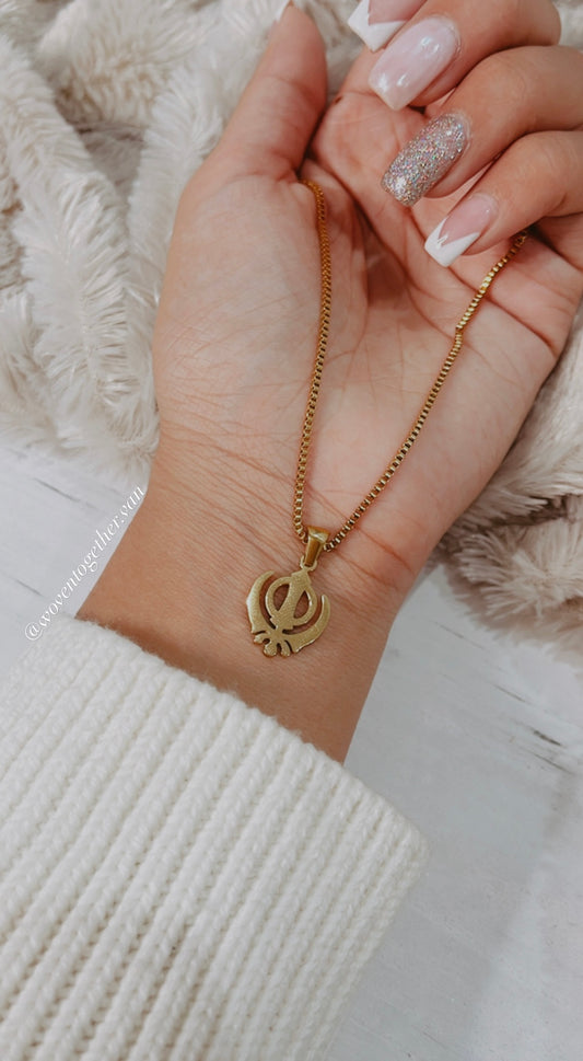 Khanda x 18k Gold Necklace