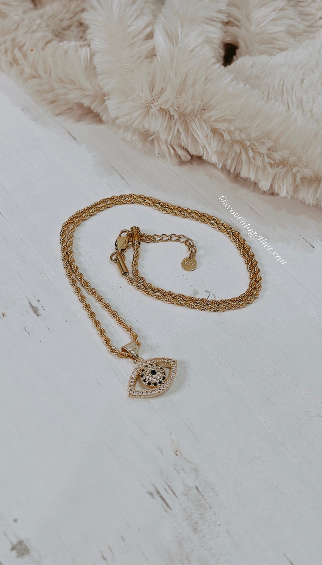 Evil Eye x 18k Gold Plated Necklace