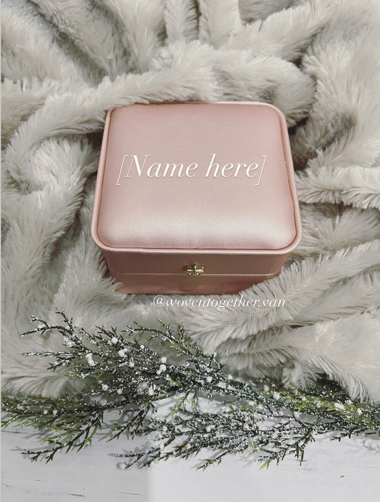 Personalized Blush Pink Box