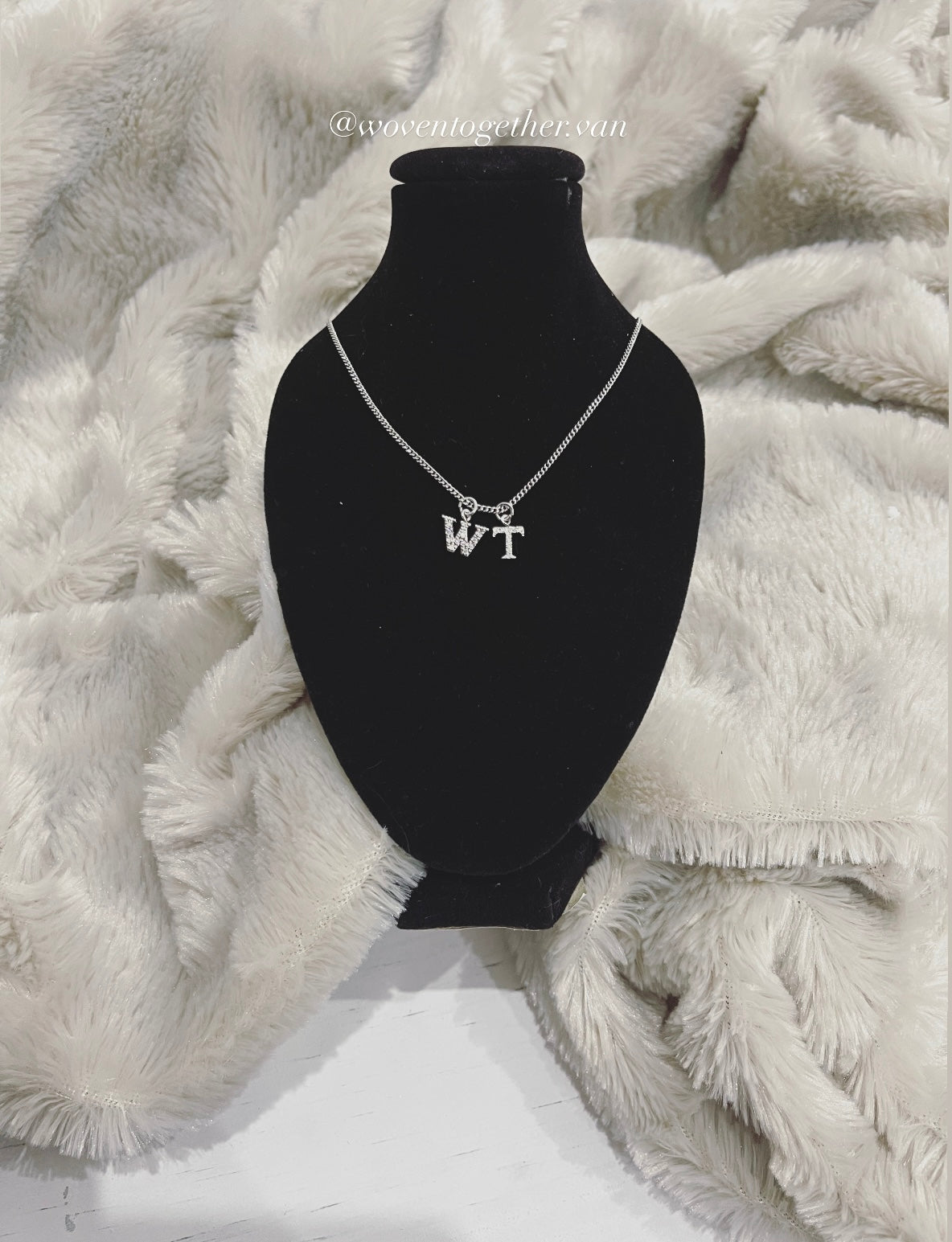 Silver Initial Necklace